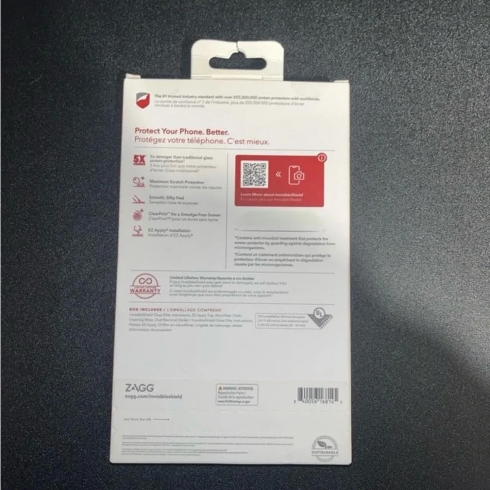 InvisibleShield Glass Elite for iPhone 14 Plus/13 Pro Max - White